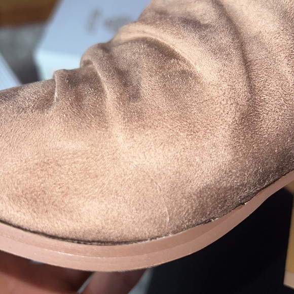 🆕 Taupe Peep Toe Booties - Picture 5 of 9